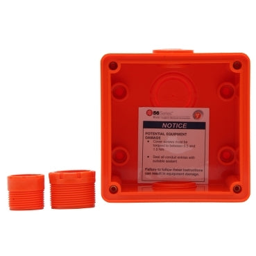 Enclosure 1Gang IP66 Orange