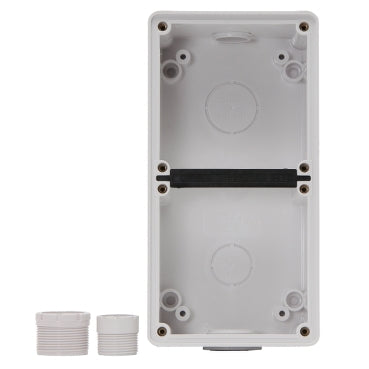 Enclosure 2Gang IP66 White
