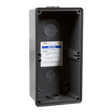 Enclosure 2Gang IP66 Chemical Grey