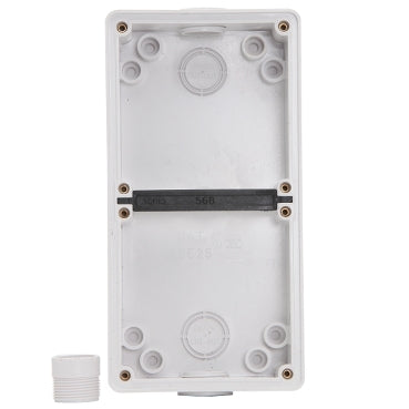 Enclosure 2Gang IP66 Shallow Grey