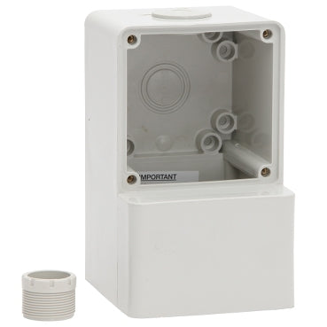Enclosure 2Gang IP66 Vertical Grey