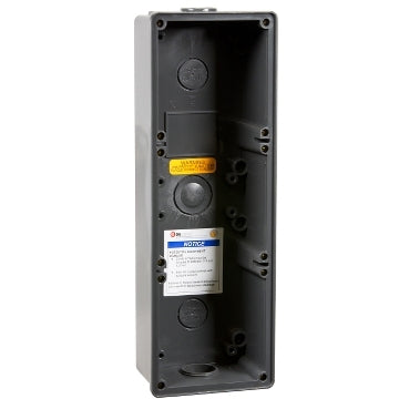Enclosure 3Gang IP66 Chemical Grey