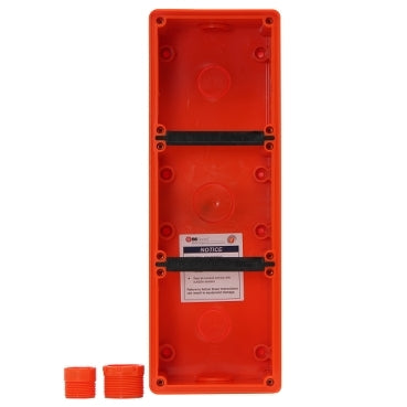 Enclosure 3Gang IP66 Orange