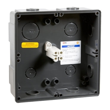 Enclosure 4Gang IP66 Chemical Grey
