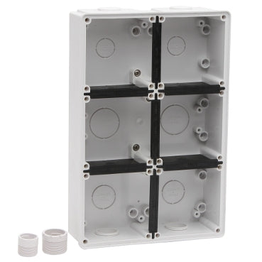 Enclosure 6Gang IP66 White