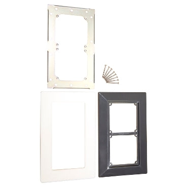 Flush Surround 2Gang IP66 Chemical Grey