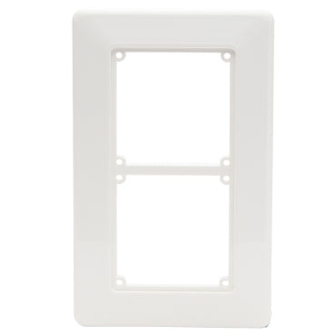 Flush Surround 2Gang IP66 White