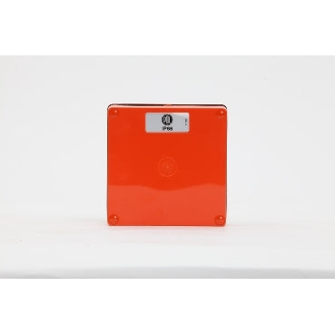 Enclosure Lid 1Gang Orange