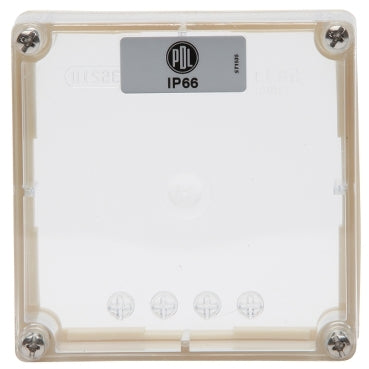 Enclosure Lid 1Gang Clear
