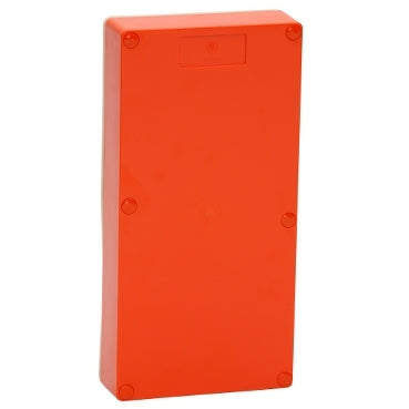 Enclosure Lid 2Gang Orange