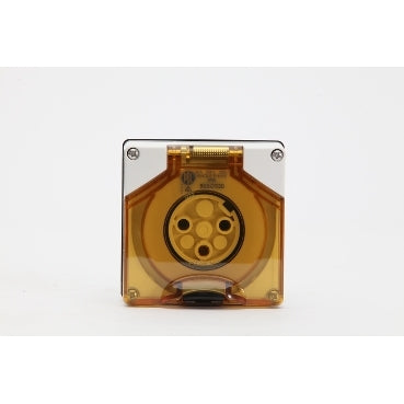 Socket 3Pin 20A 250V 1Ph IP66 White