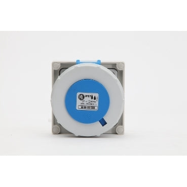 Caravan Cee Socket 3Pin 32A 250V IP57 Grey