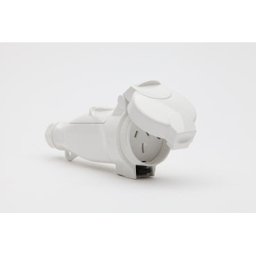 Pendant Sw Skt 3Pin 15A 250V 1Ph IP66 White