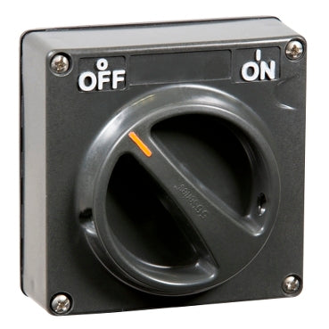 Switch 10A 1P 250V IP66 Chemical Grey