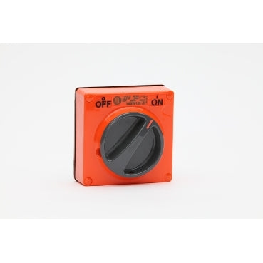 Switch 20A 1P 250V IP66 Orange
