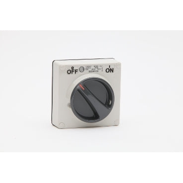 Switch 32A 1P 250V IP66 Grey