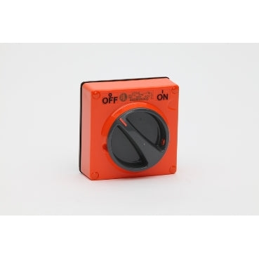 Switch Motor Rated 32A 3P 500V IP66 Orange