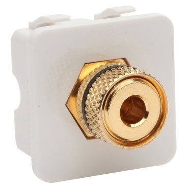 Module White Banana Connector Black Audio