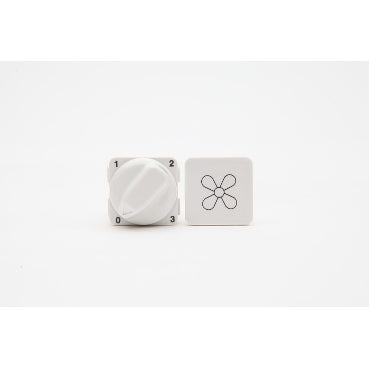 Module Fan Speed Control 3Speed 2MF 3UF Cap White