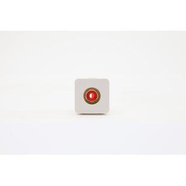 Module Red Audio RCA Insert White
