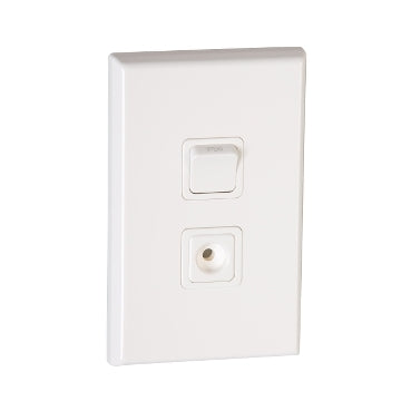 PCU Single Switched 16A Waterproof White