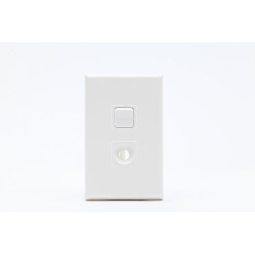 PCU Single Switched 20A White