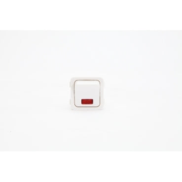 Sw Mech Neon 20A 1Way White