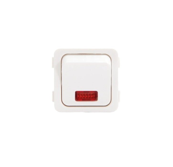 Sw Mech Neon 20A 1Way White