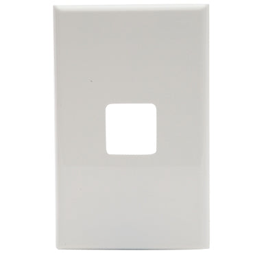 Switch Cover Plate 1Gang White