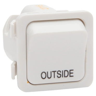 Sw Mech 20A 2Way OUTSIDE White