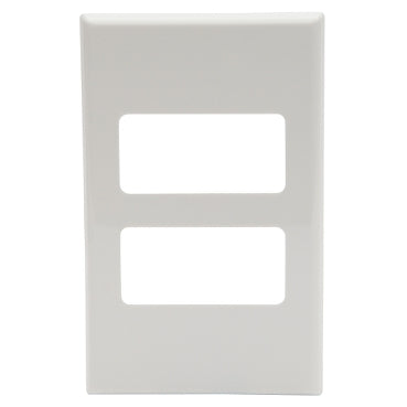 Switch Cover Plate 4Gang White