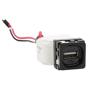 USB Charger Module 600 Series Black