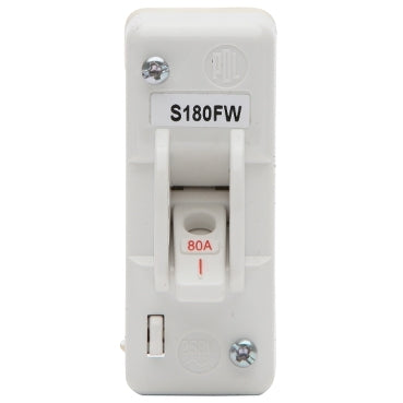 Main Switch 1P 80A Front Wired