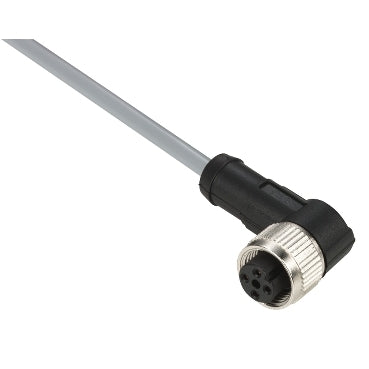 Sensor Lead Female Connector Angled M12 4Wire PVC 2M