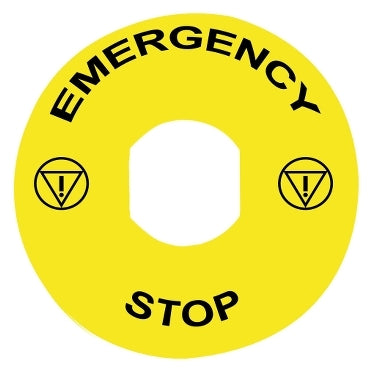 Legend 90mm Dia Emergency Stop