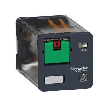 Zelio Relay 10A 2C/O with LED 24VAC