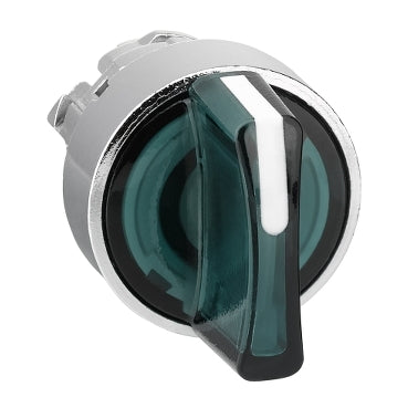 ZB4 Selector Sw Illum 3Pos Green Stay Put