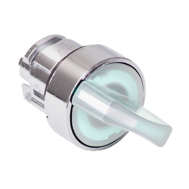 ZB4 Selector Sw Illum 2Pos White Stay Put