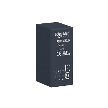 Zelio Interface Relay 8A 2C/O 12VDC
