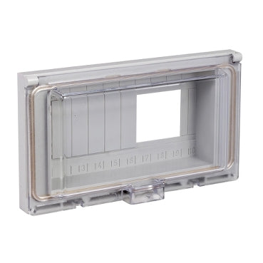 Through Door Clear Cover 10Way Flush