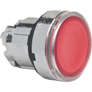 ZB4 Pbutton Head Illum Flush Latch Red