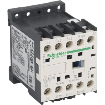Tesys Contactor K06 3P 2.2kW 6A 110VAC 1N/O