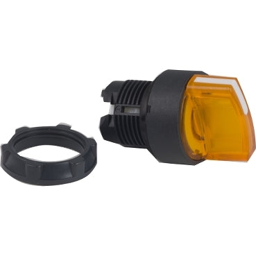 ZB5 Selector Sw Illum Dbl Ins 2Pos Yellow Stay Put