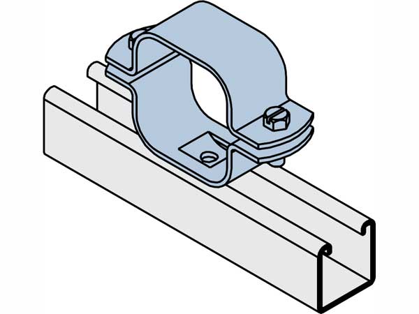 Quadfoil Cable Clamp QF37Z Zinc Plated