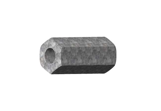 Threaded Rod Coupler 12mm HDG