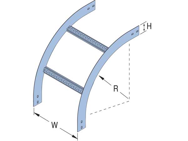 NEMA12 External Riser AL12 600mm Aluminium