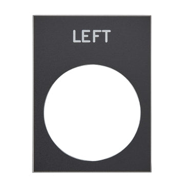 ZB2 BY2310 Legend Plate LEFT
