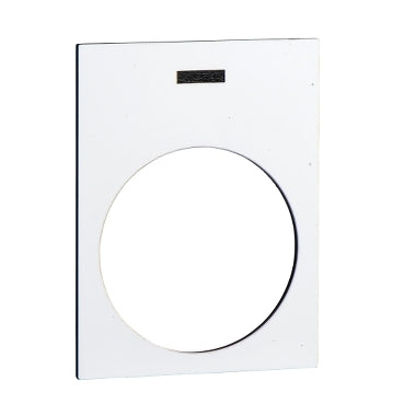 ZB2 BY4930 Legend Plate Start (Black On White)