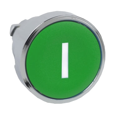 ZB4 Pbutton Head Flush Green I
