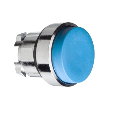ZB4 Pbutton Head Projecting Blue